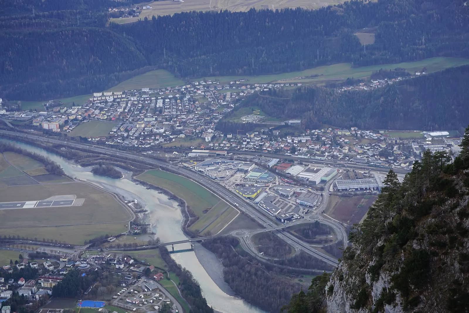 Blick auf Völs in Tirol